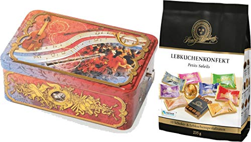 Haeberlein Metzger Mozart Dose Klassik Spieluhrdose gefüllt mit Lebkuchenkonfekt Petits Soleils 235 g. von Unbekannt