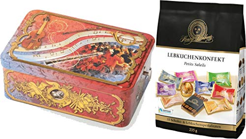 Haeberlein Metzger Mozart Dose Klassik Spieluhrdose gefüllt mit Lebkuchenkonfekt Petits Soleils 235 g. Haeberlein Metzger Mozart Dose Klassik Spieluhrdose gefüllt mit Lebkuchenkonfekt Petits Soleils 235 g. von Unbekannt