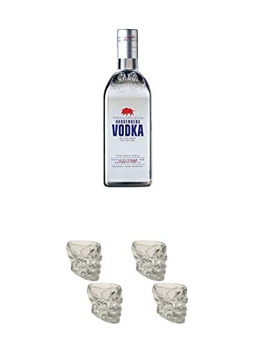 Hardenberg Premium Vodka 0,5 Liter + Wodka Totenkopf Shotglas 2 Stück + Wodka Totenkopf Shotglas 2 Stück Hardenberg Premium Vodka 0,5 Liter + Wodka Totenkopf Shotglas 2 Stück + Wodka Totenkopf Shotglas 2 Stück von Unbekannt
