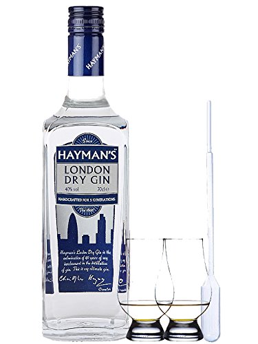 Haymans London Dry Gin 0,7 Liter + 2 Glencairn Gläser und Einwegpipette von Unbekannt