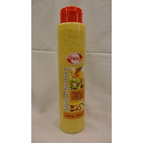 Hela Salad & Sandwich Dressing Honing - Mosterd 800ml Flasche (Honig-Senf-Dressing) von Unbekannt