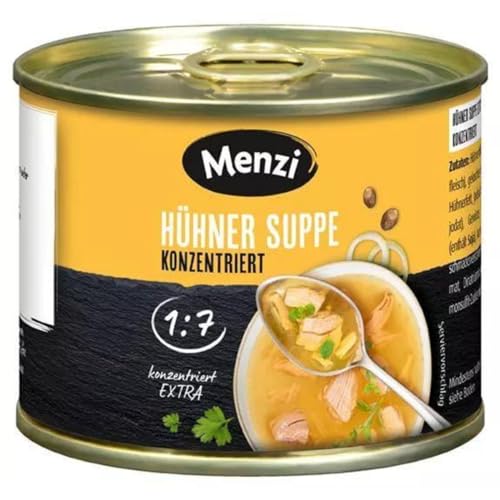 Hühner Suppe EXTRA 1:7 von MENZI, Sparpack mit 5 x 200g von Unbekannt