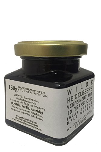 Islay 10 Jahre Single Malt Heidelbeer Marmelade 150g im Glas Islay 10 Jahre Single Malt Heidelbeer Marmelade 150g im Glas von Unbekannt