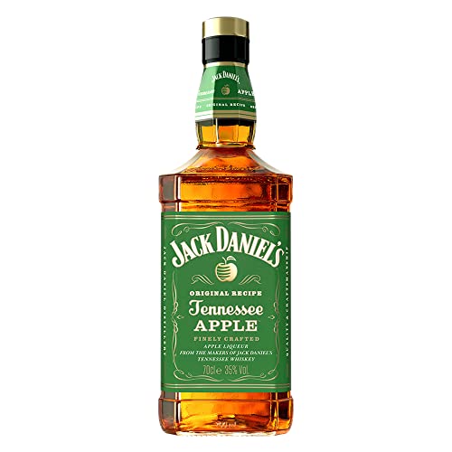 Jack Daniel's Tennessee Apple Whiskey - Ein Mix aus knackigen Äpfeln und süßen Karamell-Noten - 0.7L/ 35% Vol. von Jack Daniel's