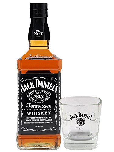 Jack Daniels Black Label No. 7-0,7 Liter + Jack Daniels Glas von Unbekannt