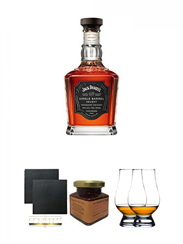 Jack Daniels Single Barrel Bourbon Whiskey 0,7 Liter Geschenkset mit Bourbon Marmelade von Unbekannt