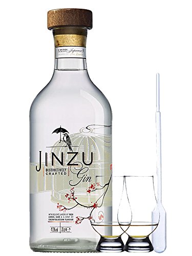 Jinzu Gin 0,7 Liter + 2 Glencairn Gläser + Einwegpipette von Unbekannt