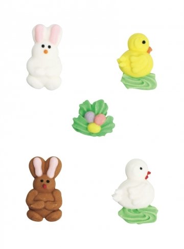 Kaninchen und Küken Kuchen Dekorationen von Culpitt