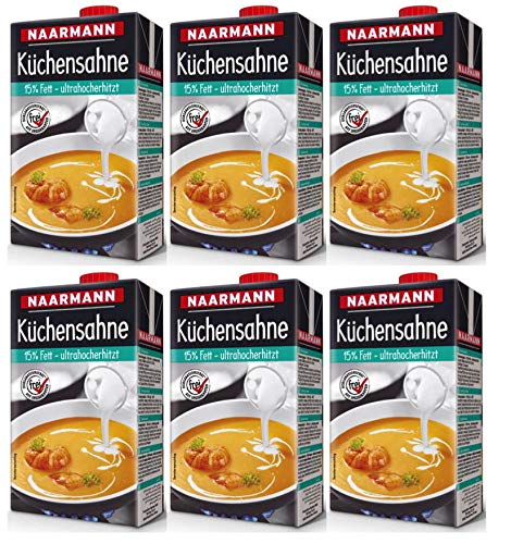 Küchensahne 15 % Naarmann 6x1000 g Küchensahne 15 % Naarmann 6x1000 g von Naarmann