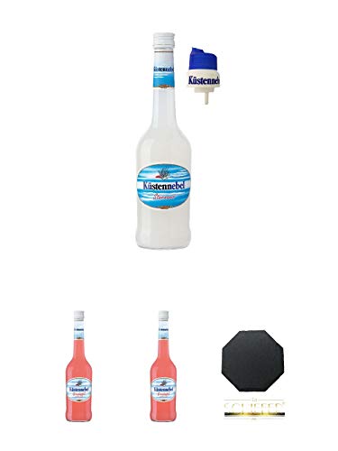 Küstennebel Sternanis Likör mit Korn 0,5 Liter + Ausgießer + Küstennebel Granatapfel mit Sternanis 0,5 Liter + Küstennebel Granatapfel mit Sternanis 0,5 Liter + Schiefer Glasuntersetzer achteckig ca. 9,5 cm Durchmesser Küstennebel Sternanis Likör mit Korn 0,5 Liter + Ausgießer + Küstennebel Granatapfel mit Sternanis 0,5 Liter + Küstennebel Granatapfel mit Sternanis 0,5 Liter + Schiefer Glasuntersetzer achteckig ca. 9,5 cm Durchmesser von Unbekannt