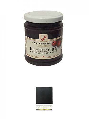 Lantenhammer Himbeere Fruchtaufstrich 225 Gramm + Schiefer Glasuntersetzer eckig ca. 9,5 cm Durchmesser Lantenhammer Himbeere Fruchtaufstrich 225 Gramm + Schiefer Glasuntersetzer eckig ca. 9,5 cm Durchmesser von Diverse