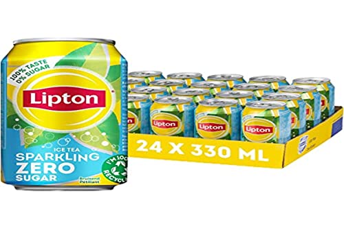 Lipton Ice Tea Sparkling Zero 24x0,33l Dosen (Eistee zuckerfrei) von Lipton