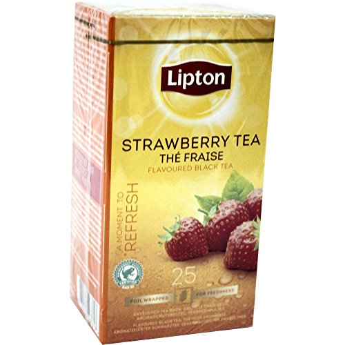 Lipton Teebeutel Erdbeere 25 Btl. Vakuumverpackt (Strawberry) von Unbekannt