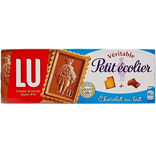 Lu Veritable Petit Ecolier Milchschokoladenkekse 150G - Packung mit 2 von LU