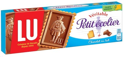 Lu Veritable Petit Ecolier Milchschokoladenkekse 150G - Packung mit 2 von LU