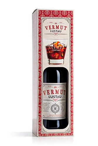 Lustau Vermut Red Geschenk mit Glas Wermut (1 x 0.75 l) von Emilio Lustau