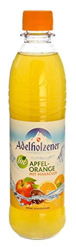 MEHRWEG Adelholzener Alpenquellen Mineralwasser mit Apfel, Orange & Maracuja (500 ml) - Bio von Unbekannt