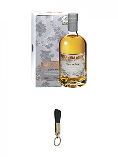 Mackmyra Svens Rök Peated Single Malt 0,5 Liter + Mackmyra Schlüsselanhänger Leder/Metall Mackmyra Svens Rök Peated Single Malt 0,5 Liter + Mackmyra Schlüsselanhänger Leder/Metall von Unbekannt