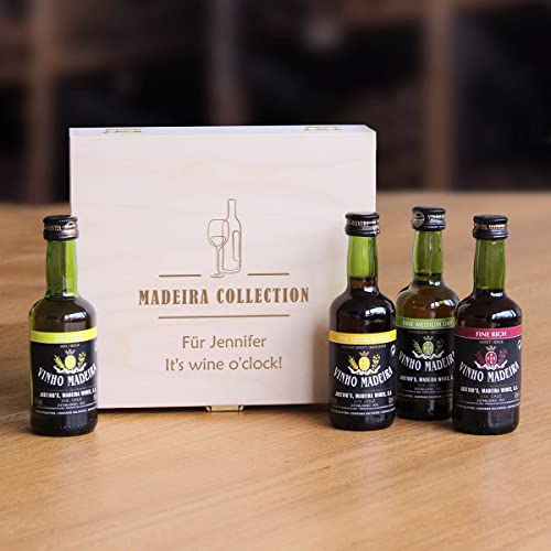 Madeira Degustations-Set mit Ihrer persönlichen Gravur von MADEIRA