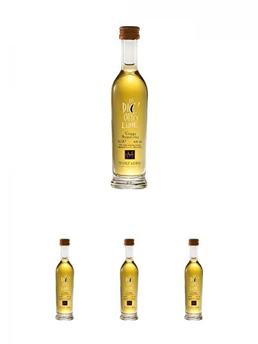 Marzadro Grappa 18Lune 0,04 Liter MINIATUR + Marzadro Grappa 18Lune 0,04 Liter MINIATUR + Marzadro Grappa 18Lune 0,04 Liter MINIATUR + Marzadro Grappa 18Lune 0,04 Liter MINIATUR von Unbekannt