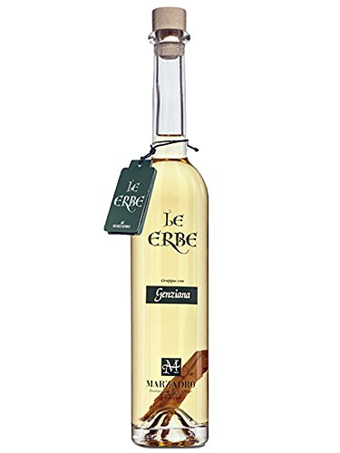 Marzadro LE ERBE Grappa Genziana - Enzian 0,5 Liter von Unbekannt