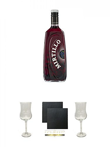 Marzadro Mirtillo - Blueberry mit Früchten Likör 0,2 Liter + Marzadro Grappa Gläser mit Eichstrich 2cl und 4cl 1 Stück + Schiefer Glasuntersetzer eckig ca. 9,5 cm Ø 2 Stück + Marzadro Grappa Gläser mit Eichstrich 2cl und 4cl 1 Stück Marzadro Mirtillo - Blueberry mit Früchten Likör 0,2 Liter + Marzadro Grappa Gläser mit Eichstrich 2cl und 4cl 1 Stück + Schiefer Glasuntersetzer eckig ca. 9,5 cm Ø 2 Stück + Marzadro Grappa Gläser mit Eichstrich 2cl und 4cl 1 Stück von Unbekannt