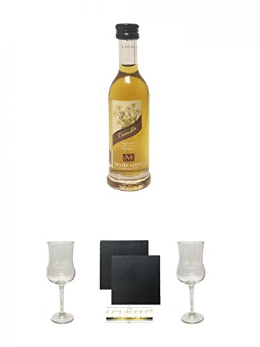 Marzadro Tradizione "LAGO di GARDA" Camilla Likör 0,04 Liter MINIATUR + Marzadro Grappa Gläser mit Eichstrich 2cl und 4cl 1 Stück + Schiefer Glasuntersetzer eckig ca. 9,5 cm Ø 2 Stück + Marzadro Grappa Gläser mit Eichstrich 2cl und 4cl 1 Stück Marzadro Tradizione "LAGO di GARDA" Camilla Likör 0,04 Liter MINIATUR + Marzadro Grappa Gläser mit Eichstrich 2cl und 4cl 1 Stück + Schiefer Glasuntersetzer eckig ca. 9,5 cm Ø 2 Stück + Marzadro Grappa Gläser mit Eichstrich 2cl und 4cl 1 Stück von Unbekannt