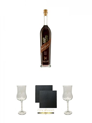 Marzadro Tradizione "LAGO di GARDA" Olia del Garda Likör 0,2 Liter + Marzadro Grappa Gläser mit Eichstrich 2cl und 4cl 1 Stück + Schiefer Glasuntersetzer eckig ca. 9,5 cm Ø 2 Stück + Marzadro Grappa Gläser mit Eichstrich 2cl und 4cl 1 Stück Marzadro Tradizione "LAGO di GARDA" Olia del Garda Likör 0,2 Liter + Marzadro Grappa Gläser mit Eichstrich 2cl und 4cl 1 Stück + Schiefer Glasuntersetzer eckig ca. 9,5 cm Ø 2 Stück + Marzadro Grappa Gläser mit Eichstrich 2cl und 4cl 1 Stück von Unbekannt