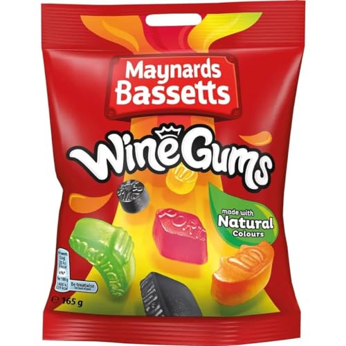 Maynards Wine Gums (190g) - Packung mit 2 von Maynards Bassetts