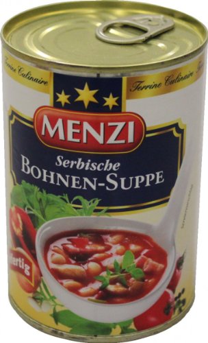 Menzi Serbische Bohnensuppe 400ml von MENZI