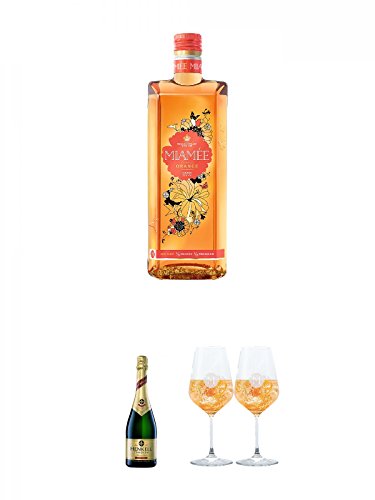 Miamee Orange Goldwasser Likör 0,7 Liter + Henkell Sekt Trocken Deutschland 0,75 Liter + Miamee Goldwasser Cocktail Gläser mit 5cl Eichstrich 2 Stück Miamee Orange Goldwasser Likör 0,7 Liter + Henkell Sekt Trocken Deutschland 0,75 Liter + Miamee Goldwasser Cocktail Gläser mit 5cl Eichstrich 2 Stück von Unbekannt