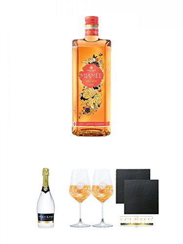 Miamee Orange Goldwasser Likör 0,7 Liter + Scavi & Ray Ice Prestige 0,75 Liter + Miamee Goldwasser Cocktail Gläser mit 5cl Eichstrich 2 Stück + Schiefer Glasuntersetzer eckig ca. 9,5 cm Ø 2 Stück Miamee Orange Goldwasser Likör 0,7 Liter + Scavi & Ray Ice Prestige 0,75 Liter + Miamee Goldwasser Cocktail Gläser mit 5cl Eichstrich 2 Stück + Schiefer Glasuntersetzer eckig ca. 9,5 cm Ø 2 Stück von Unbekannt