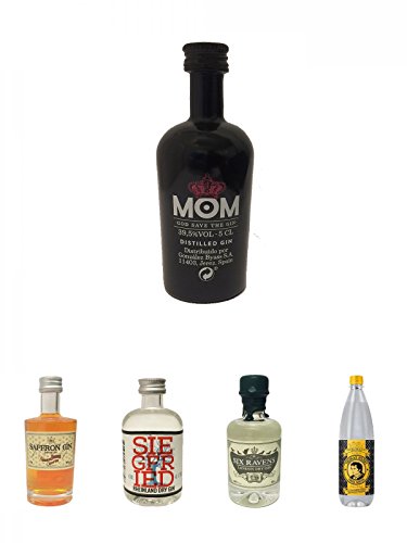 Mom God Save the Gin England 0,05 Liter Miniatur + Boudier Saffron Frankreich Gin 0,05 Liter + Siegfried Rheinland Dry Gin Deutschland 0,04 Liter Miniatur + Six Ravens London Dry Gin 46% 0,04 Liter Miniatur + Thomas Henry Tonic Water 1,0 Liter Mom God Save the Gin England 0,05 Liter Miniatur + Boudier Saffron Frankreich Gin 0,05 Liter + Siegfried Rheinland Dry Gin Deutschland 0,04 Liter Miniatur + Six Ravens London Dry Gin 46% 0,04 Liter Miniatur + Thomas Henry Tonic Water 1,0 Liter von Unbekannt