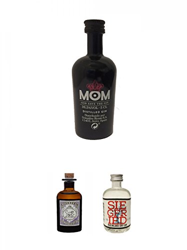Mom God Save the Gin England 0,05 Liter Miniatur + Monkey 47 Schwarzwald Dry Gin 5 cl MINIATUR + Siegfried Rheinland Dry Gin Deutschland 0,04 Liter Miniatur Mom God Save the Gin England 0,05 Liter Miniatur + Monkey 47 Schwarzwald Dry Gin 5 cl MINIATUR + Siegfried Rheinland Dry Gin Deutschland 0,04 Liter Miniatur von Unbekannt