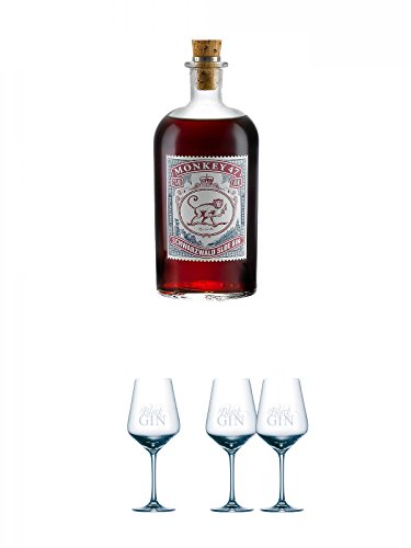 Monkey 47 SLOE GIN Schwarzwald Dry Gin 0,5 Liter + Black Gin Glas 1 Stück + Black Gin Glas 2 Stück Monkey 47 SLOE GIN Schwarzwald Dry Gin 0,5 Liter + Black Gin Glas 1 Stück + Black Gin Glas 2 Stück von Unbekannt