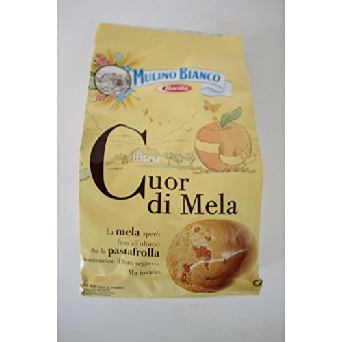 Mulino Bianco Cuor di Mela Kekse mit Apfelstücken (250g Beutel) von Unbekannt