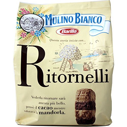 Mulino Bianco Ritornelli Spritzgebäck mit Kakao und Mandeln (700g Beutel) von Unbekannt