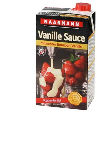 Naarmann Vanille mit echter Bourbon Sauce Kalt und heiß 1000ml von Privatmolkerei Naarmann GmbH