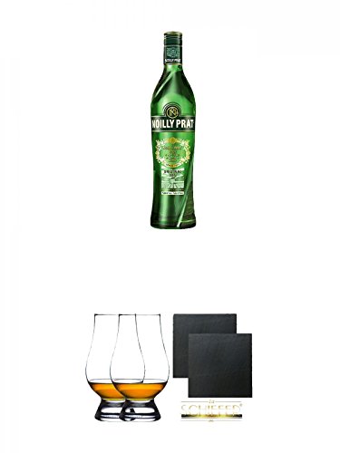 Noilly Prat Dry 0,75 Liter + The Glencairn Glas Stölzle 2 Stück + Schiefer Glasuntersetzer eckig ca. 9,5 cm Ø 2 Stück Noilly Prat Dry 0,75 Liter + The Glencairn Glas Stölzle 2 Stück + Schiefer Glasuntersetzer eckig ca. 9,5 cm Ø 2 Stück von Diverse