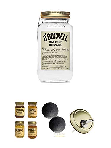 ODonnell High Proof 50% 0,7 Liter + ODonnell Miniaturen 4 x 0,05 Bratapfel, Bitter Rose, Harte Nuss, Wilde Beere + Schiefer Glasuntersetzer RUND ca. 2 x 9,5 cm Durchmesser + ODonnell Ausgiesser 1 Stück ODonnell High Proof 50% 0,7 Liter + ODonnell Miniaturen 4 x 0,05 Bratapfel, Bitter Rose, Harte Nuss, Wilde Beere + Schiefer Glasuntersetzer RUND ca. 2 x 9,5 cm Durchmesser + ODonnell Ausgiesser 1 Stück von Unbekannt