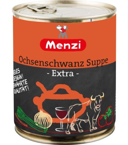 Ochsenschwanz Suppe EXTRA 1:1 von MENZI, 800ml von MENZI