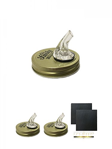 Ole Smoky Ausgiesser + Ole Smoky Ausgiesser + Ole Smoky Ausgiesser + Schiefer Glasuntersetzer eckig ca. 9,5 cm Ø 2 Stück Ole Smoky Ausgiesser + Ole Smoky Ausgiesser + Ole Smoky Ausgiesser + Schiefer Glasuntersetzer eckig ca. 9,5 cm Ø 2 Stück von Diverse