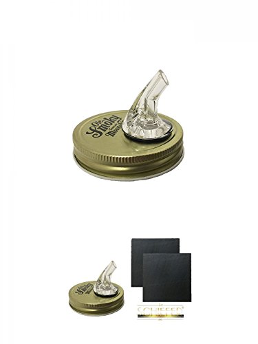 Ole Smoky Ausgiesser + Ole Smoky Ausgiesser + Schiefer Glasuntersetzer eckig ca. 9,5 cm Ø 2 Stück Ole Smoky Ausgiesser + Ole Smoky Ausgiesser + Schiefer Glasuntersetzer eckig ca. 9,5 cm Ø 2 Stück von Unbekannt