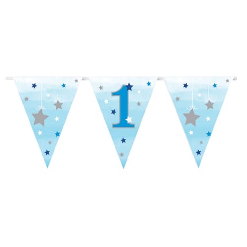 Creative Party M300 Little Star blaues Papier-Wimpelbanner, 1 Stück von Creative Converting