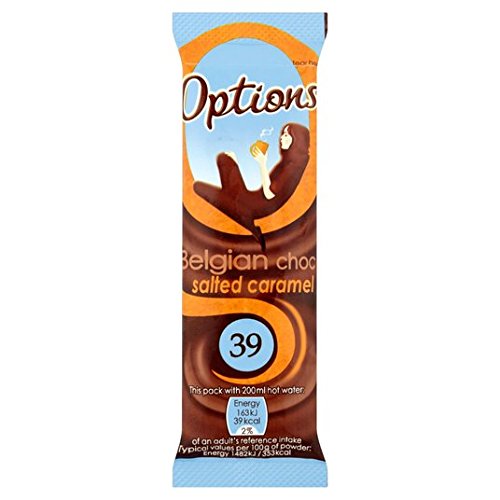 Optionen Gesalzene Caramel Hot Chocolate Sachet 11g von Options