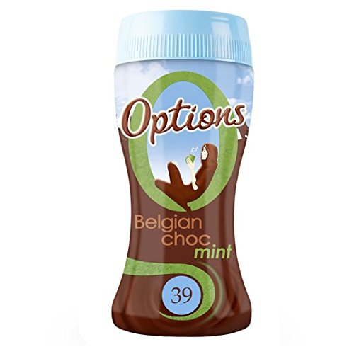 Optionen Schokoladen-Minze Glas 220g von Options