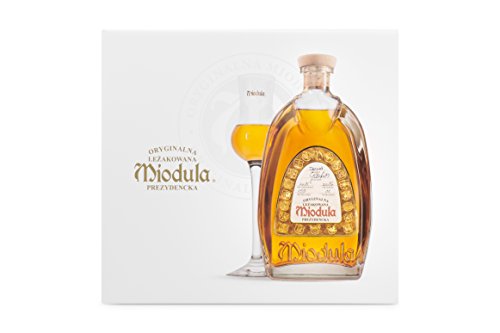 Original Aged Miodula Presidential Blend in modernem, weißen Design | Patentierte Verpackung | Polnische regionale Wodkaspezialität | 0,5 L, 40% von Miodula