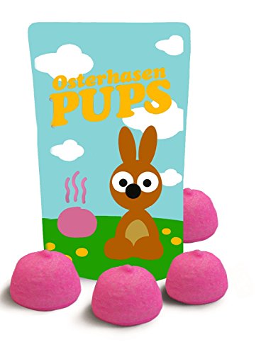 Osterhasen Pups - Marshmallows - Ostergeschenk (Osterhasen Pups groß 40 g) von Unbekannt