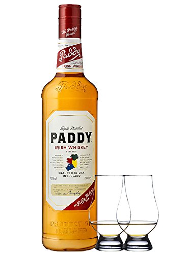 Paddy Irish Whiskey 0,7 Liter + 2 Glencairn Gläser von Unbekannt