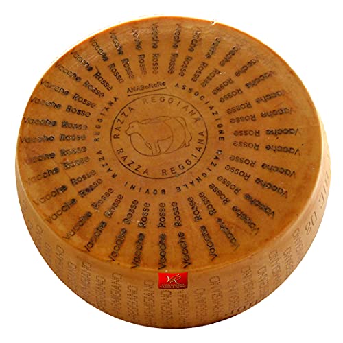 Parmigiano Reggiano DOP "Vacche Rosse" (rote Kühe), Ganze Stück 38 Kg, 24 Monate. Direkt von den Consorzio Vacche Rosse produziert (Roter Aufkleber) von Unbekannt